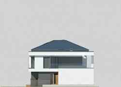 Проект двухэтажного дома в современном стиле MX 116