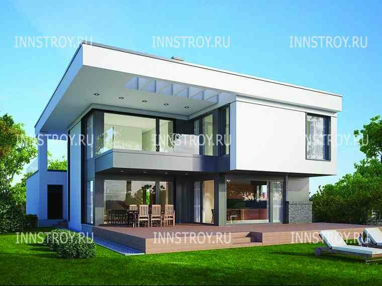 Проект двухэтажного дома в современном стиле MX 116